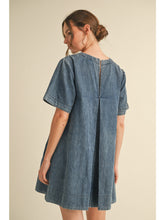 Load image into Gallery viewer, Restocked!! Vivian Denim Swing Dress