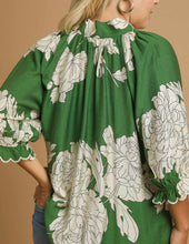 Load image into Gallery viewer, Bianca Floral Scallop Sleeve Top
