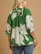 Load image into Gallery viewer, Bianca Floral Scallop Sleeve Top