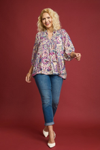 Load image into Gallery viewer, New Color! Sara Floral Paisley Boho Top