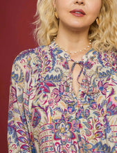 Load image into Gallery viewer, New Color! Sara Floral Paisley Boho Top
