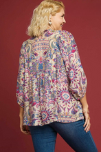 Load image into Gallery viewer, New Color! Sara Floral Paisley Boho Top