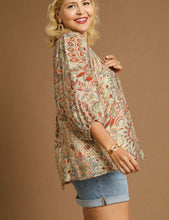 Load image into Gallery viewer, New Color! Sara Floral Paisley Boho Top