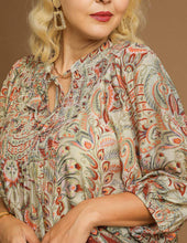 Load image into Gallery viewer, New Color! Sara Floral Paisley Boho Top