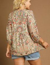 Load image into Gallery viewer, New Color! Sara Floral Paisley Boho Top
