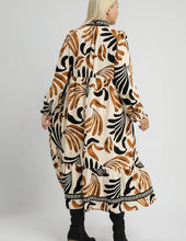 Load image into Gallery viewer, Kiki Boho Leafy Print Midi Dress