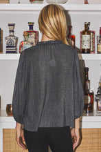 Load image into Gallery viewer, Doris Metallic Foiled Ribbed Top