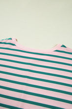 Load image into Gallery viewer, Melanie Green Stripe Color Block Sweatshirt
