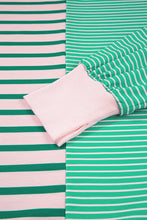 Load image into Gallery viewer, Melanie Green Stripe Color Block Sweatshirt