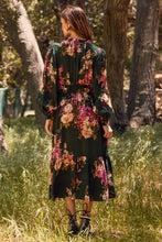 Load image into Gallery viewer, Eva Fall Floral Midi Dress