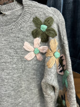 Load image into Gallery viewer, Kinsley Embroidered Floral Sweater