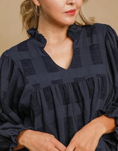 Load image into Gallery viewer, Emerson Jacquard High Neck Top in Black