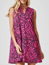 Load image into Gallery viewer, Mila Wrinkle Free Tank Dress in Magenta