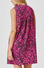 Load image into Gallery viewer, Mila Wrinkle Free Tank Dress in Magenta
