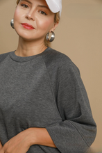 Load image into Gallery viewer, Raegan 3/4 Sleeve Crewneck Top