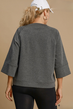 Load image into Gallery viewer, Raegan 3/4 Sleeve Crewneck Top