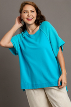 Load image into Gallery viewer, Tamara Mixed French Terry and Cotton Gauze Top - FINAL SALE