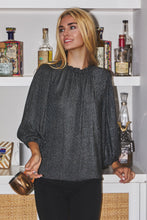 Load image into Gallery viewer, Doris Metallic Foiled Ribbed Top