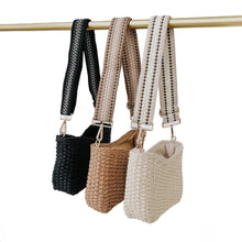 Load image into Gallery viewer, Staycation Straw Shoulder & Crossbody Bag (2 colors)