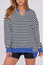 Load image into Gallery viewer, Britt Notched Colorblock Sweatshirt