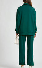Load image into Gallery viewer, Fiona French Terry Set in Hunter Green
