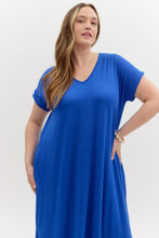 Load image into Gallery viewer, Kara Short Sleeve T-Shirt Maxi Dress