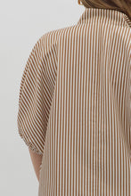 Load image into Gallery viewer, Mia Caramel Striped Top
