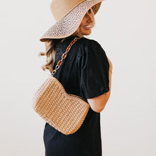 Load image into Gallery viewer, Staycation Straw Shoulder & Crossbody Bag (2 colors)