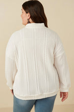 Load image into Gallery viewer, Amanda Cable Knit Quarter Zip Sweater