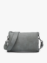 Load image into Gallery viewer, Izzy Crossbody w/ Chain Strap in Earth Grey
