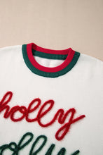 Load image into Gallery viewer, Carolyn Tinsel Holly Jolly Sweater