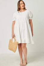 Load image into Gallery viewer, Joella Swiss Dot Tiered Dress