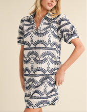 Load image into Gallery viewer, Sadie Split Neck Embroidered Eyelet Dress