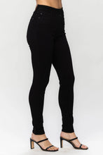 Load image into Gallery viewer, Tummy Control Black Skinny Jeans