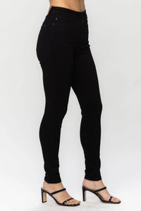 Tummy Control Black Skinny Jeans