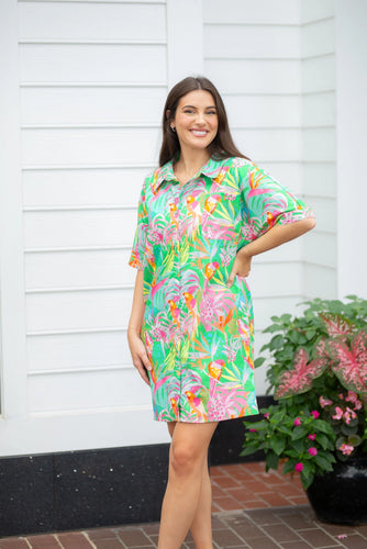 Dani In the Trees Green Dress
