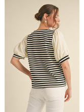 Load image into Gallery viewer, Rachel Striped V-Neck Top