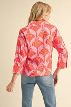 Load image into Gallery viewer, Restocked! Amelia Fan Print Top