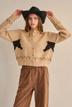 Load image into Gallery viewer, Horse Point Knit Cardigan