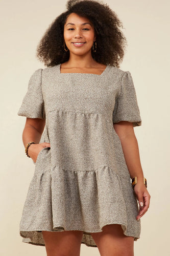 Marnie Knit Puff Sleeve Dress