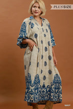 Load image into Gallery viewer, Blue Willow Border Print Dress