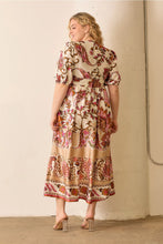 Load image into Gallery viewer, Ophelia Floral Button Front Maxi Dress