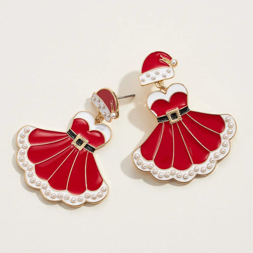 Miss Santa Drop Earrings