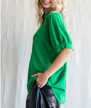 Load image into Gallery viewer, Restocked! Sara Dolman Sleeve Oversized Top in Kelly Green