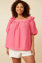 Load image into Gallery viewer, Penny Square Neck Ruffle Trim Top