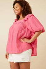 Load image into Gallery viewer, Penny Square Neck Ruffle Trim Top