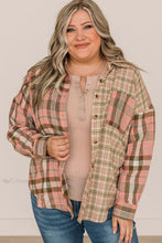 Load image into Gallery viewer, Nina Color Block Plaid Button Down Top