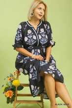 Load image into Gallery viewer, Bailey Midnight Floral Midi Dress