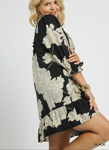 Load image into Gallery viewer, Meredith Floral Scallop Trim Dress