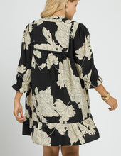 Load image into Gallery viewer, Meredith Floral Scallop Trim Dress